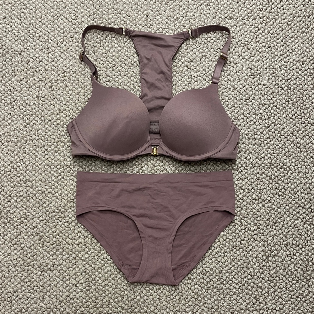 Joyspun Women's Mauve Bra/Panty Set